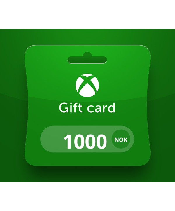 XBOX Live 1000 NOK Prepaid Card NO Xbox One Key EUROPE